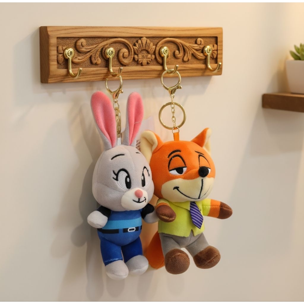 ​✨ พวงกุญแจคู่ Judy & Nick Zootopia สุดน่ารัก ✨