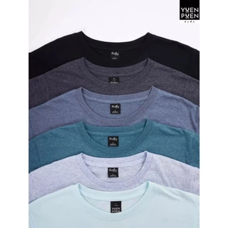 YuenPuen ยืนพื้นเสื้อยืดคอกลม 30 สี ไม่ยืด ไม่ย้วย เสื้อสีพื้น ผ้าCotton ผสม Polyester ผ้านุ่ม