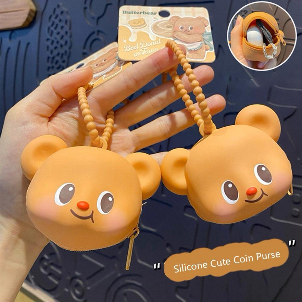 พร้อมส่ง 🐻 พวงกุญแจกระเป๋า พวงกุญแจ น้องเนย หมีเนย Butterbear