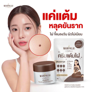 ครีมแต้มไฝ ว่านไพล ขี้แมลงวัน ติ่งเนื้อ หูด ตาปลา แก้ปัญหา สิวหิน ครีมกำจัดไฝว่านไพล ไฝ หูด จี้ไฝ แต้มไฝ ขนาด 5 กรัม