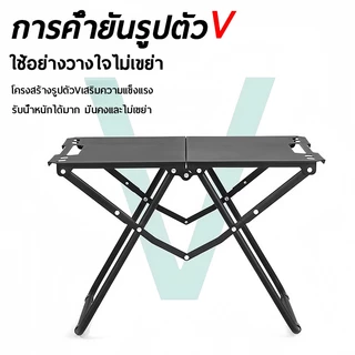 🎁NEW2026🎁เพิ่มความหนาและปรับปรุง โต๊ะแคมป์ปิ้ง พับเก็บได้ โต๊ะพับได้ โต๊ะพับแคมปิ้ง โต๊ะสนาม พกพา โต๊ะพับแคมป์ปิ้ง