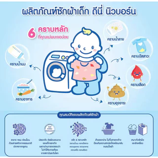 [ยกลังx12] น้ำยาซักผ้าเด็ก / ล้างขวดนมเด็ก ดีนี่ 460 / 530 มล D-nee