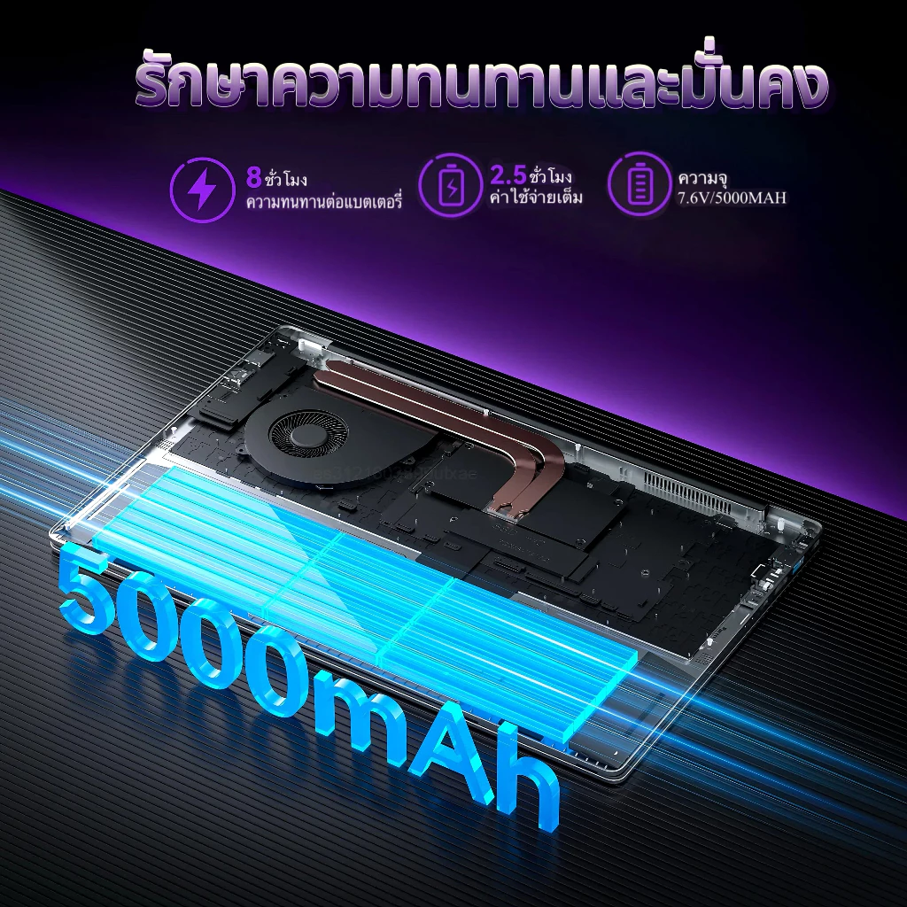 2026 โน้ตบุ๊ก Intel Core i7 หน้าจอ IPS 15.6 นิ้ว ประสิทธิภาพสูง RAM 32GB + SSD 1024GB ติดตั้งระบบ Windows 11 Pro thumbnail 9