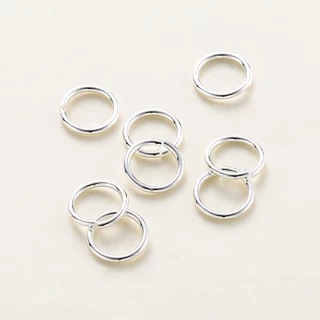 ห่วงปากปิด ห่วง เงิน ทอง โรเดียม ขนาด 3 4 5 6 8 10 12 14 16mm สำหรับทำเครื่องประดับ อุปกรณ์งานฝีมือ DIY พวงกุญแจ
