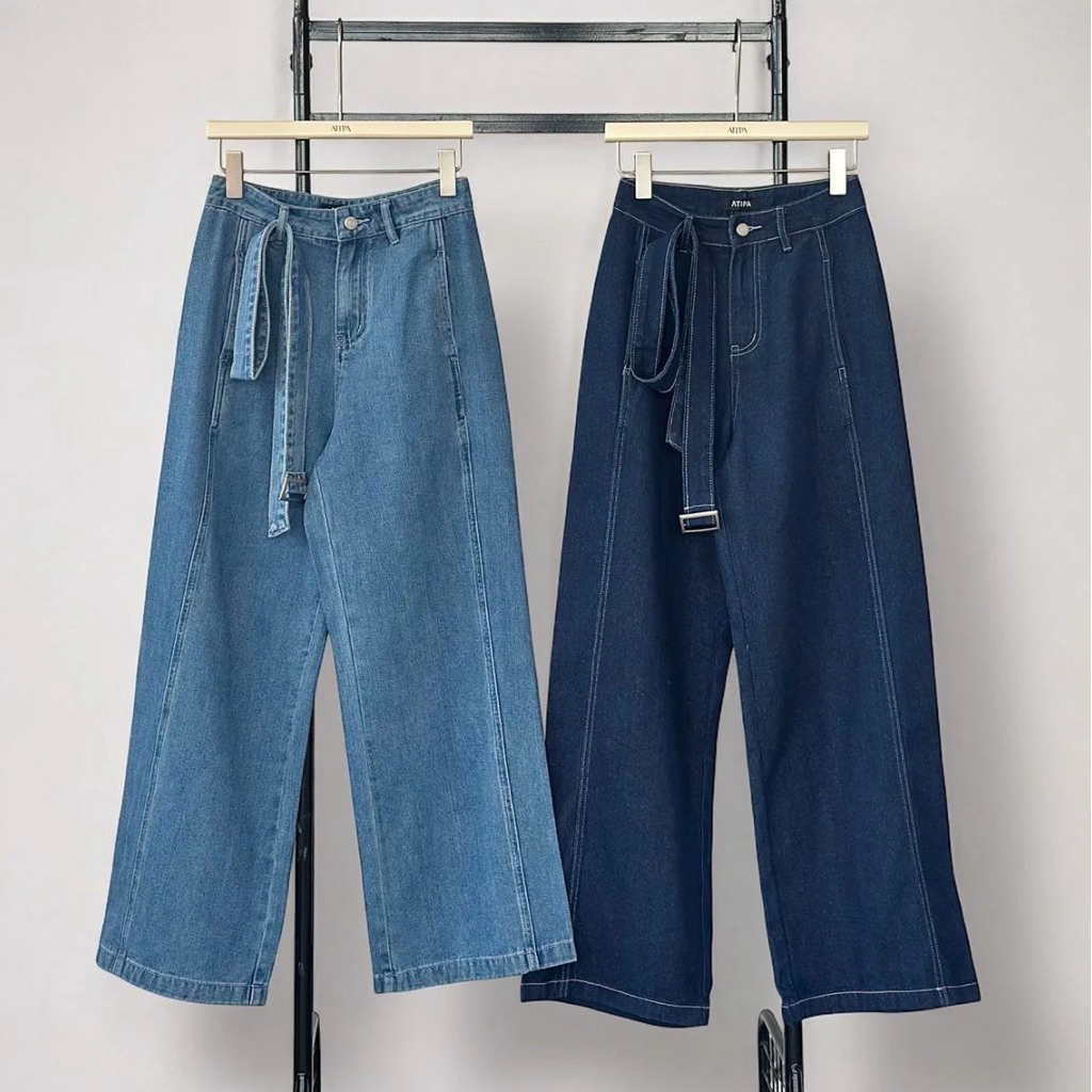 Atipa Jeans-Miro indigo Jeans สีดำ