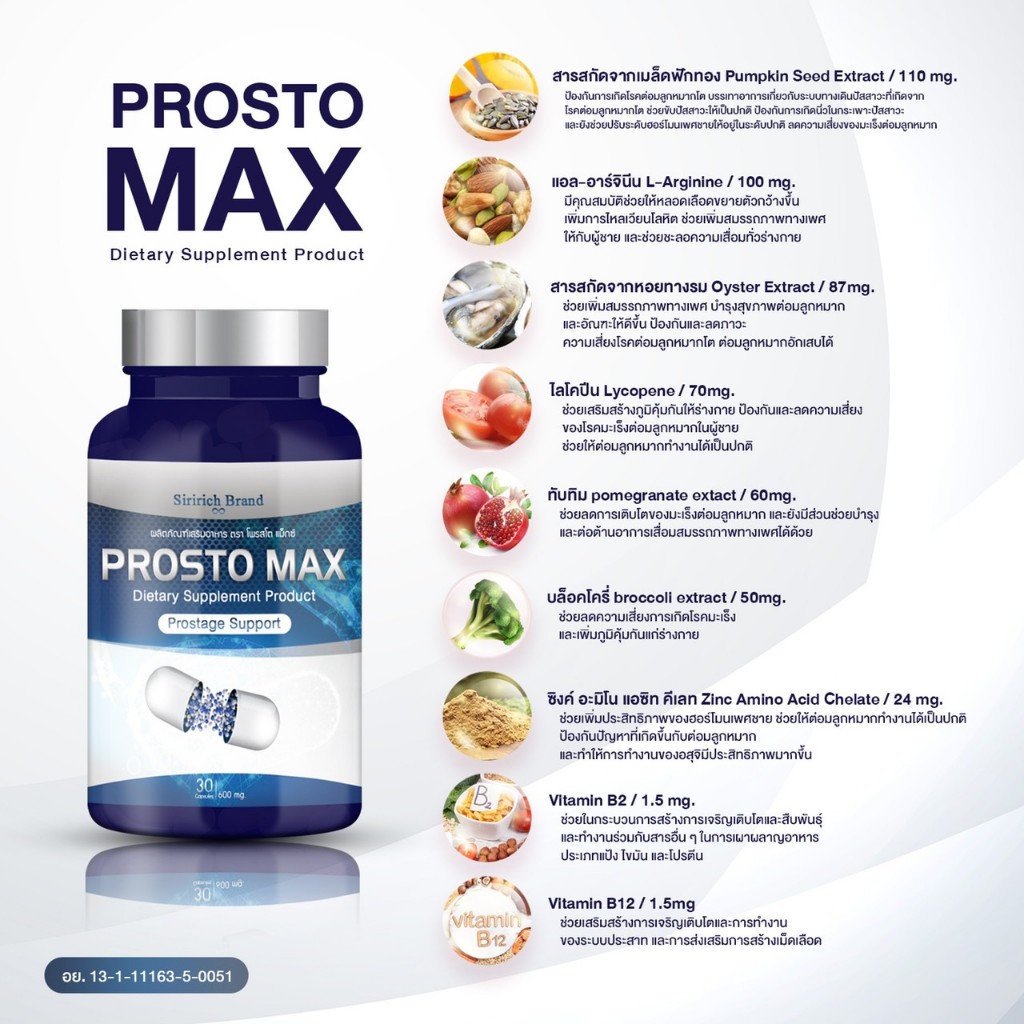 4 กระปุก ProstoMAX โพรสโตแม็กซ์ ฉี่ขัด ไม่สุด ไม่พุ่ง รูปที่ 7