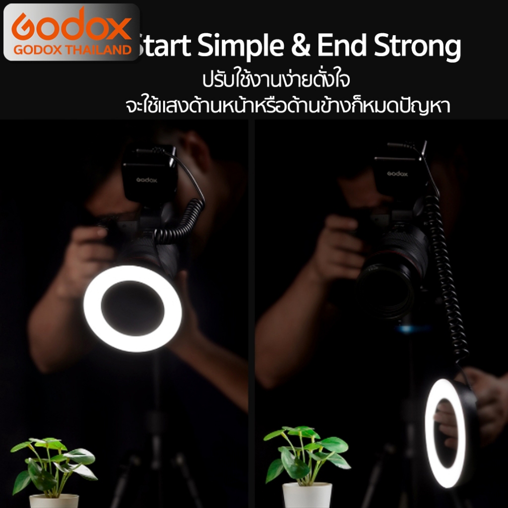 Godox LED Ring72 Macro Ring Light 8W 5600K ไฟถ่ายสินค้า ไฟมาโคร - รับประกันศูนย์ Godox Thailand 3ปี - รูปที่ 3