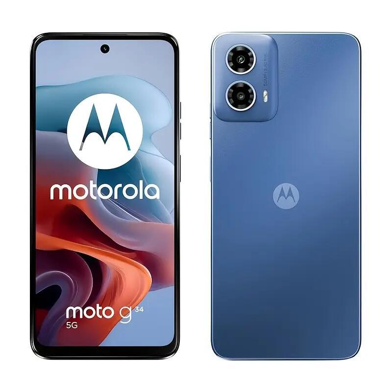 Motorola Moto G34 จอ120Hz รองรับ 4G 5G ซิมคู่ Octa-core 6nm Snapdragon 695 Ram 8Gb Rom128GB battery 