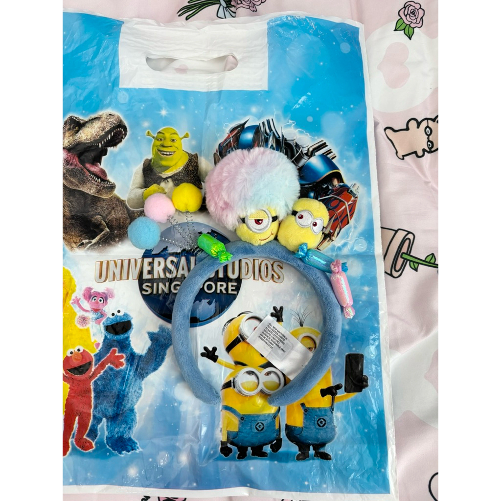 ที่คาดผม Minion universal Singapore แท้ ใส่2ชั่วโมง