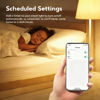 MeeGoo Smart Wi-Fi Light Bulb หลอดไฟอัจฉริยะ RGB ควบคุมด้วยเสียง บลูทูธ เปลี่ยนสีได้ ใช้กับแอป Tuya/Amazon /Alexa