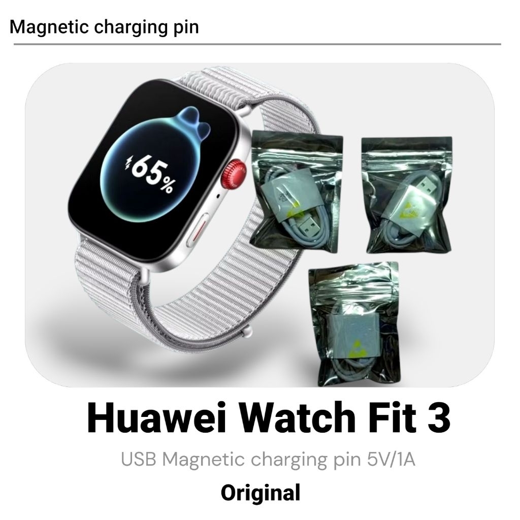 สายชาร์จสำหรับ Huawei Watch Fit 3 Bands 6,7,8,9