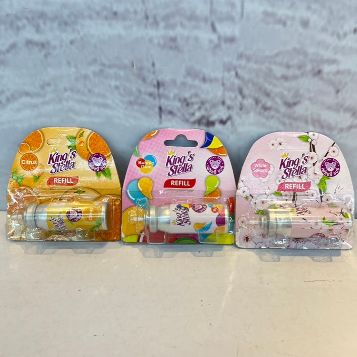 (รีฟิว) King's Stella คิงส์สเตลล่า เฟรชชี่แบร์ ตัวกดน้ำหอมปรับอากาศ มี 3 กลิ่น