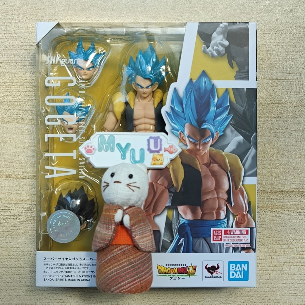 🙀 NEW Gogeta Super Saiyan God SHF Figuarts S.H.Figuarts Dragonball Bandai ดราก้อนบอล