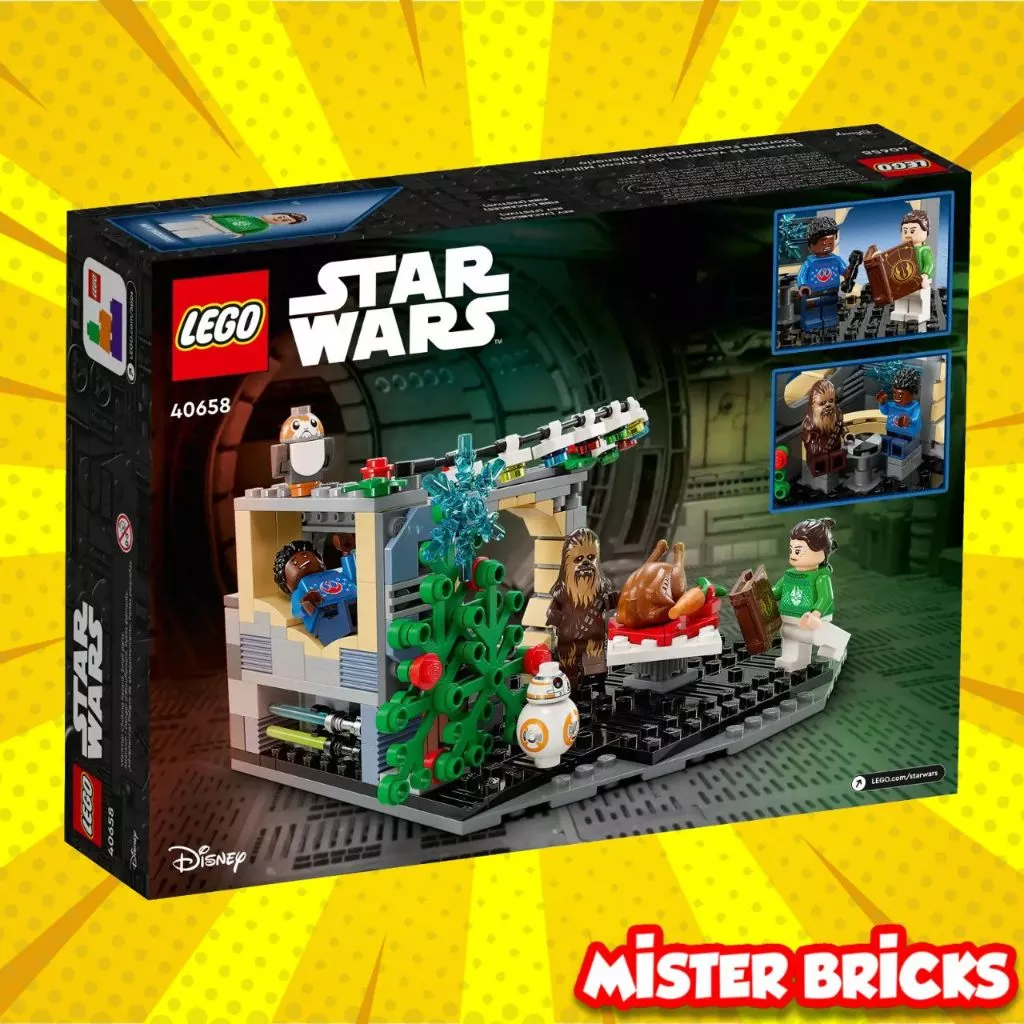 LEGO Star Wars 40658 Millennium Falcon Christmas Diorama thumbnail 4