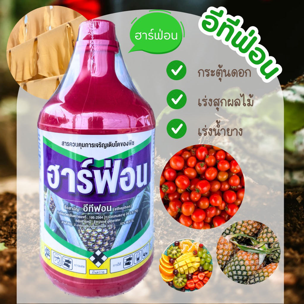 อีทีฟ่อน ตราฮาร์ฟ่อน เร่งดอก ออกผล 1 ลิตร