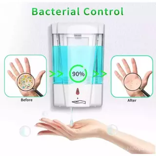 *_65zem8a92*เครื่องกดสบู่อัตโนมัติ ความจุ700ML แบบติดผนัง ที่ใส่สบู่เหลวอัตโนมัติระบบเซ็นเซอร์ เครื่องใส่เจลล้างมือ