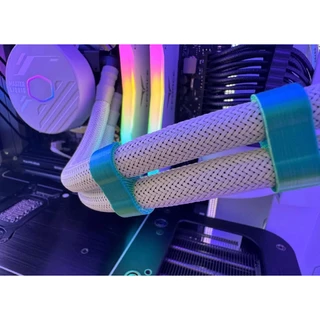 ตัวล็อคสายถักชุดน้ำคอมพิวเตอร์ หวีจัดสาย Cable Comb Tube Liquid Coolers Tube Combs