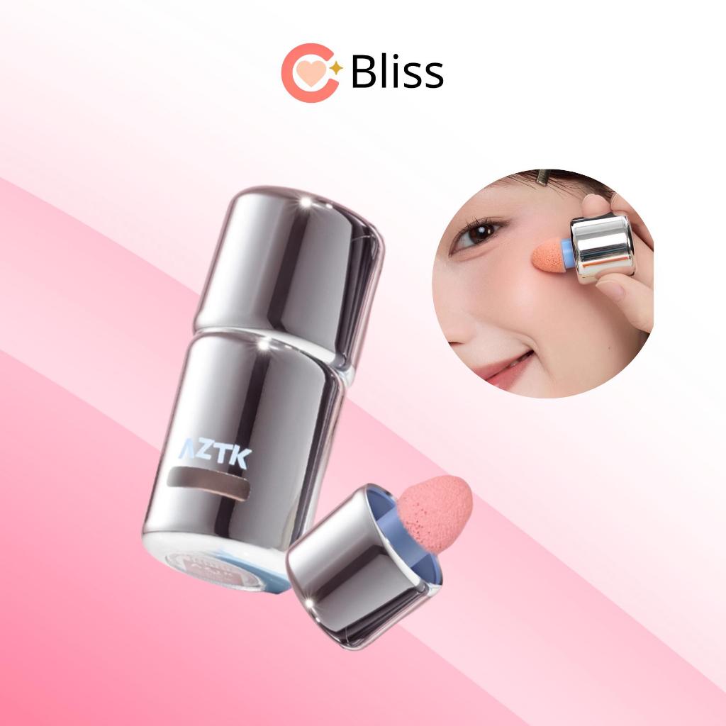 [พร้อมส่งจากไทยจ้า]AZTK Metallic Bottle - บลัชออนเนื้อลิควิค เจลโล่ คัลเลอร์