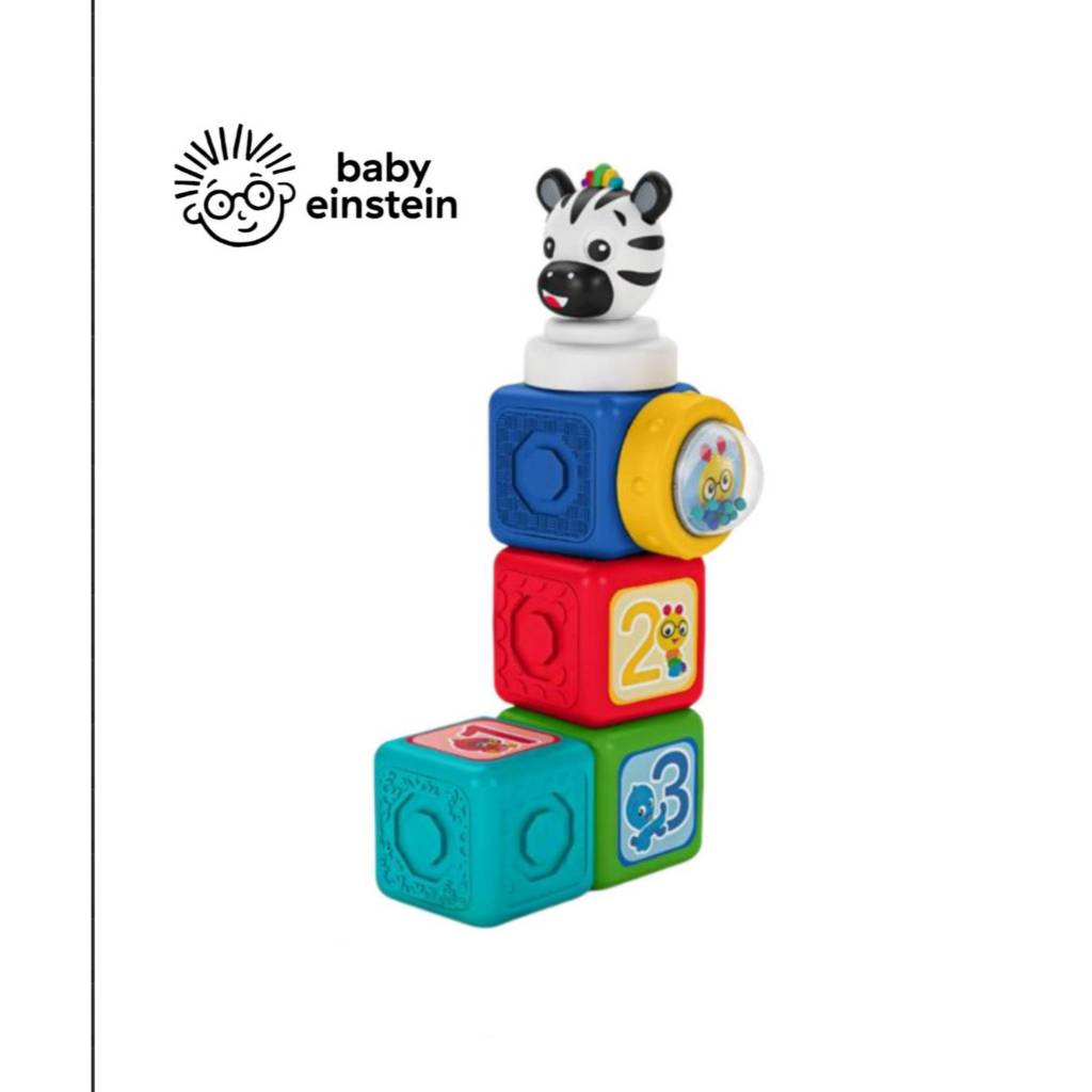 Baby Einstein Connectables Add & Stack บล็อคตัวต่อ แม่เหล็ก 6 ชิ้น