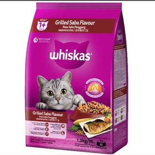 Whiskas วิสกัสแมวโต 1 ปีขึ้นไป ยกลัง 1.2 กก 6 ถุง