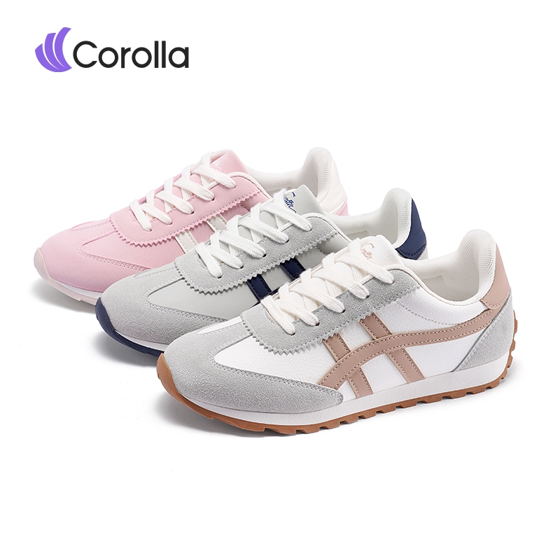 【8.1 ใหม่】Corolla BreezeStep shoes รองเท้าผ้าใบผู้หญิง สไตล์วินเทจ รุ่นใหม่ เบา แมทช์ง่าย ใส่ได้ทุกว