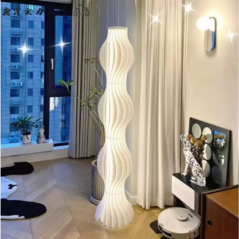 โคมไฟตั้งพื้น LED 💥 ไฟแต่งห้อง ไฟ led Floor lamp ไฟติดการควบคุมระยะไกลลดแสง ไฟห้องนอน โป๊ะโคมอะคริลิกโปร่งใสสูง
