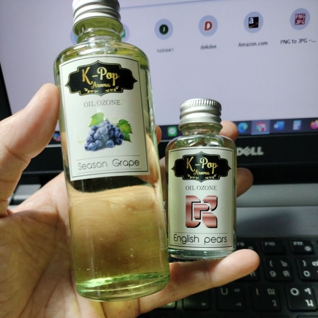 Oil Ozone สำหรับเครื่อง K-Pop Aroma ของแท้ค่ะ ขวดเล็กราคาเต็ม 79 บ. (พอดีซื้อกลิ่นผิดมาค่ะ 😅)