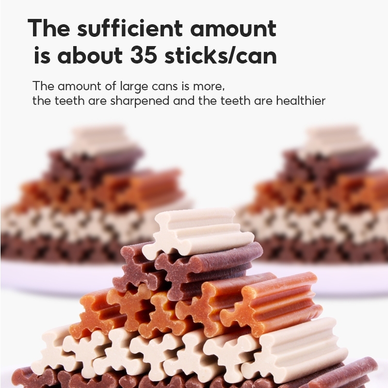 ขนมสัตว์เลี้ยง 265g สัตว์เลี้ยงรักษาโภชนาการ การงอกของฟัน การฝึกกัดเพื่อฟันสุนัข ขนมขัดฟันสุนัข สัตว์เลี้ยงเคี้ยว รูปที่ 3