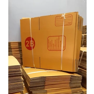 กล่องไปรษณีย์ เบอร์ 2B ขนาด 17×25×18 ซม. กล่องพัสดุฝาชน แพ็ค 260 ใบ หนา 3 ชั้น ราคาส่ง พร้อมส่ง PerfectBox