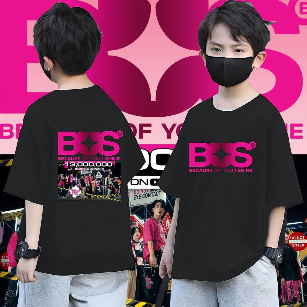 BUS Fashion เสื้อยืดเด็ก เสื้อยืดเด็ก  ผ้าฝ้าย100%THAISHOPไซส์ 90-150CM