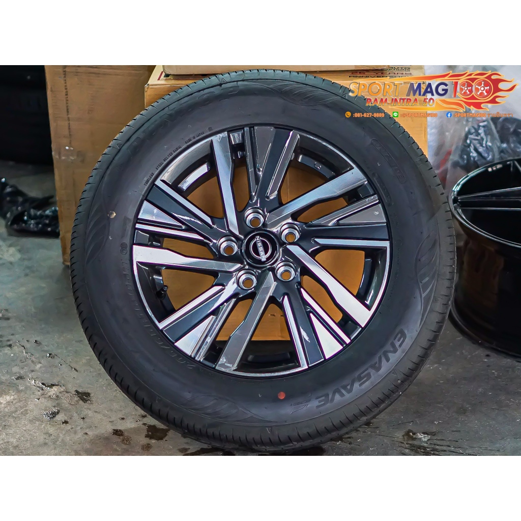ล้อติดรถ Nissan Serana ขอบ 16 กว้าง6 5รู114.3 Offset 45 (ราคาเฉพาะล้อ4วง)