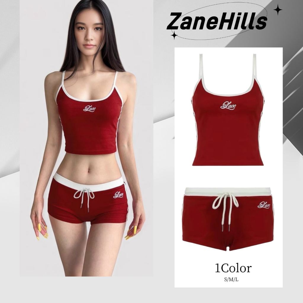 Hot Girl 🎄 ชุดสองชิ้น เสื้อ+กระโปรง ชุดสองชิ้น ราคาถูก สวยมาก ใส่ได้หลากหลาย