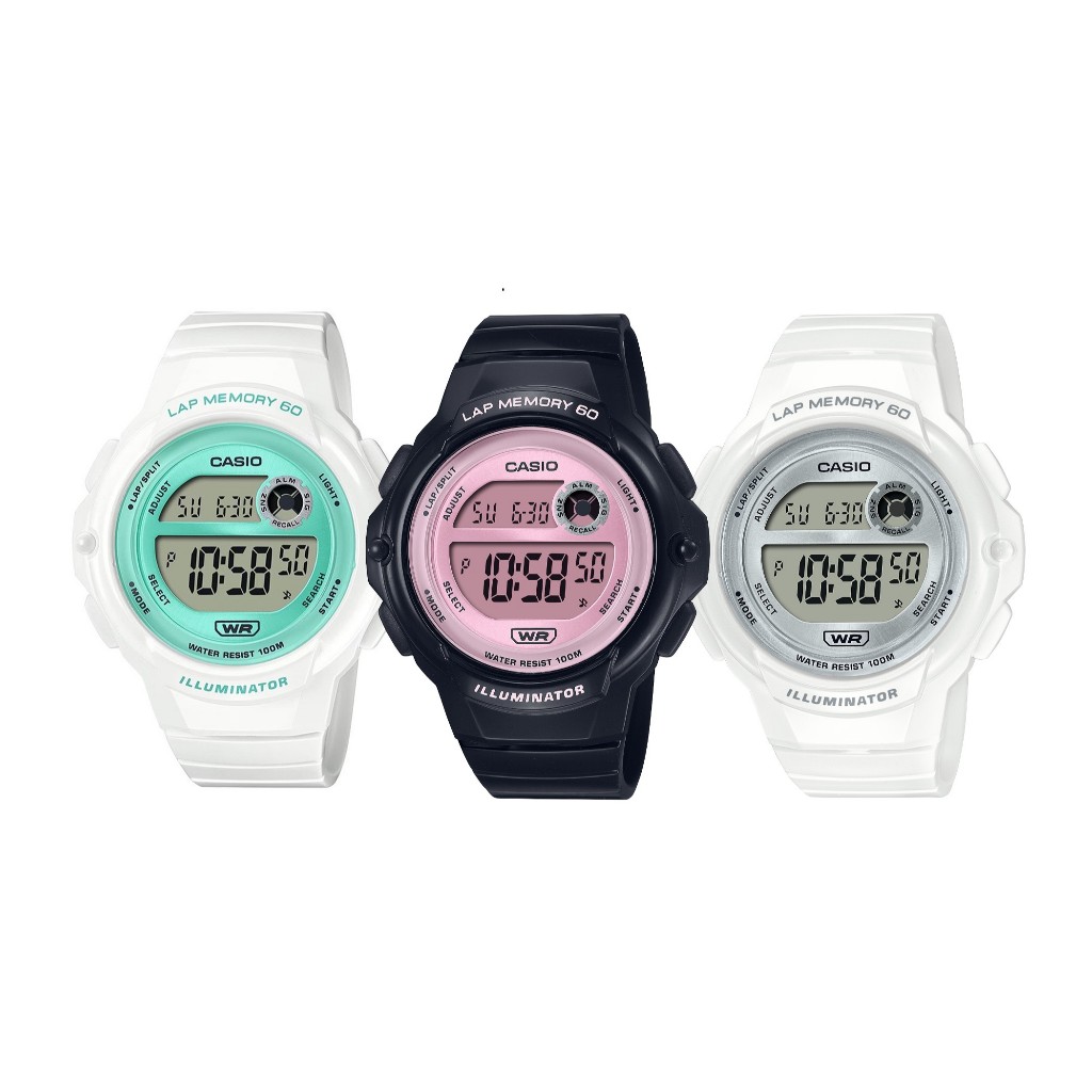 Casio นาฬิกาข้อมือ Unisex  LWS-1200H-1A2VDF / LWS-1200H-7A1VDF / LWS-1200H-7A3VDF Sporty Watch Quartz