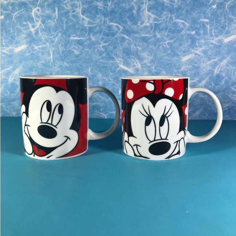 แก้วเซรามิก Mickey Mouse & Minnie Mouse ลิขสิทธิ์ Disney