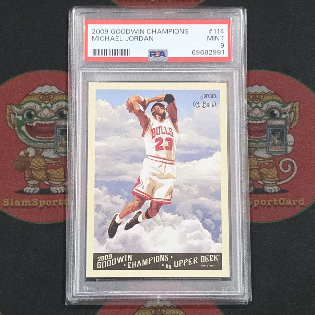 การ์ด​เกรด​ Michael Jordan​ 2009 Goodwin Champions Sky PSA 9