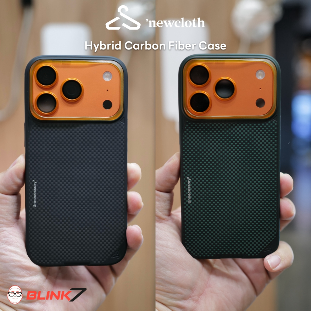 New Cloth Hybrid Carbon Fiber Case ใช้สำหรับ iPhone Air | 17 Pro & 17 Pro Max บาง และ เบา