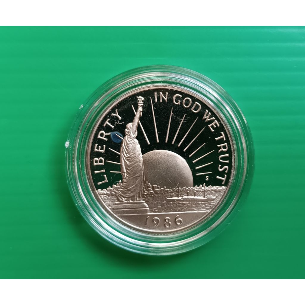 Statue of Liberty Proof Half Dollar 1986-S #ขัดเงา