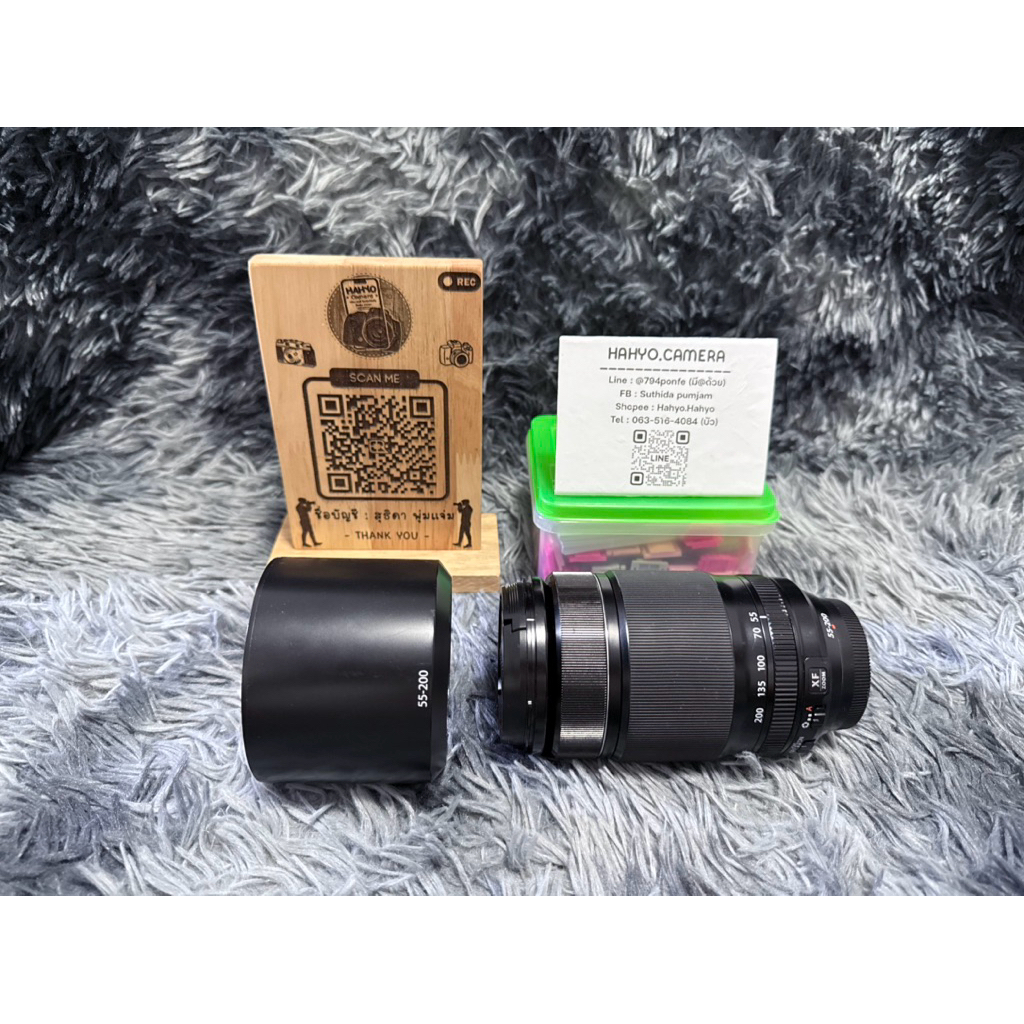 Lens xf55-200mm. For fuji สินค้ามือสอง 🔥 มีบริการส่งด่วนในกทม. 🔥
