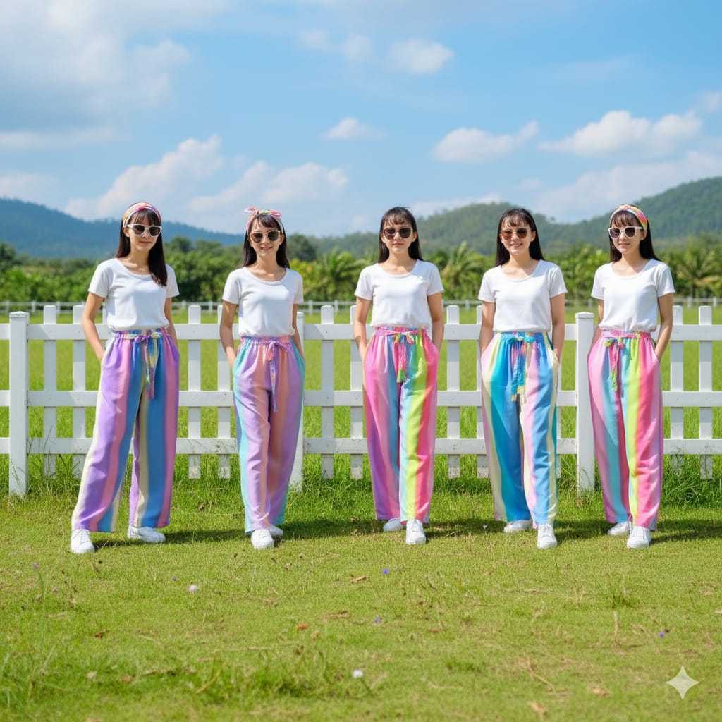 กางเกงผ้าสปันซัมเมอร์ ฟรีไซส์