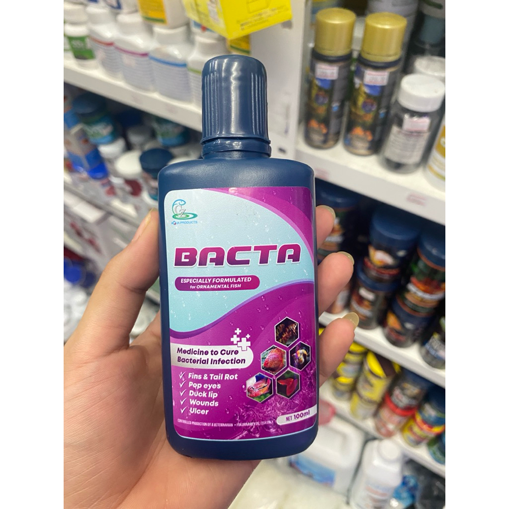 Bacta สำหลับปลาสวยงาม ปลาบอลลูน ปลาทอง ปลาหางนกยูง