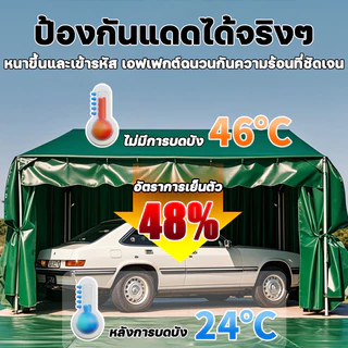 ผ้าใบกันแดดฝน กลางแจ้ง ข้น ผ้ากันฝน คุณภาพชั้นยอด หนากว่าผ้าอื่นถึง 10 เท่า กันน้ำ และกันแดดได้ทั้งสองด้าน ผ้าใบกันฝนหนา