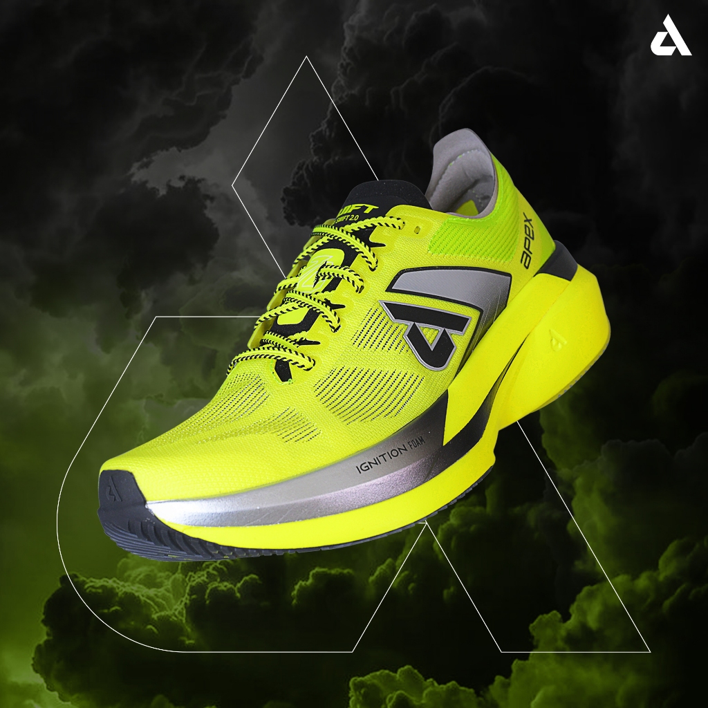 รองเท้าวิ่ง รุ่น Apex Swift 2.0 Neon Yellow/ Black by Srichaigroup