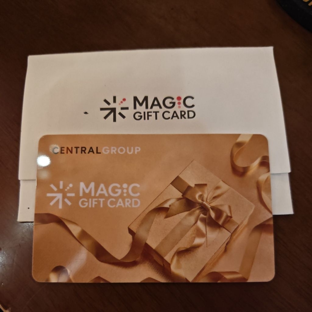 บัตรเงินสด Central Magic Gift Card มูลค่า 2000 บาท