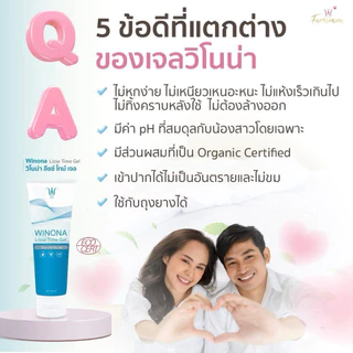 "Winona IntiYouth Gelเจลประคองชีวิตคู่ 110 ml.เจลสำหรับน้องสาว ให้ความชุ่มชื้น เพิ่มน้ำหล่อลื่น ร้านปิดชื่อสินค้าให้ค่ะ