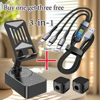 [ซื้อ 1 แถม 3]ขาตั้งโทรศัพท์มือถือ, รุ่นใหม่ล่าสุด, ฟังก์ชั่น 3-in-1 อเนกประสงค์, ลำโพงไร้สาย, ขาตั้งรองรับสนาม