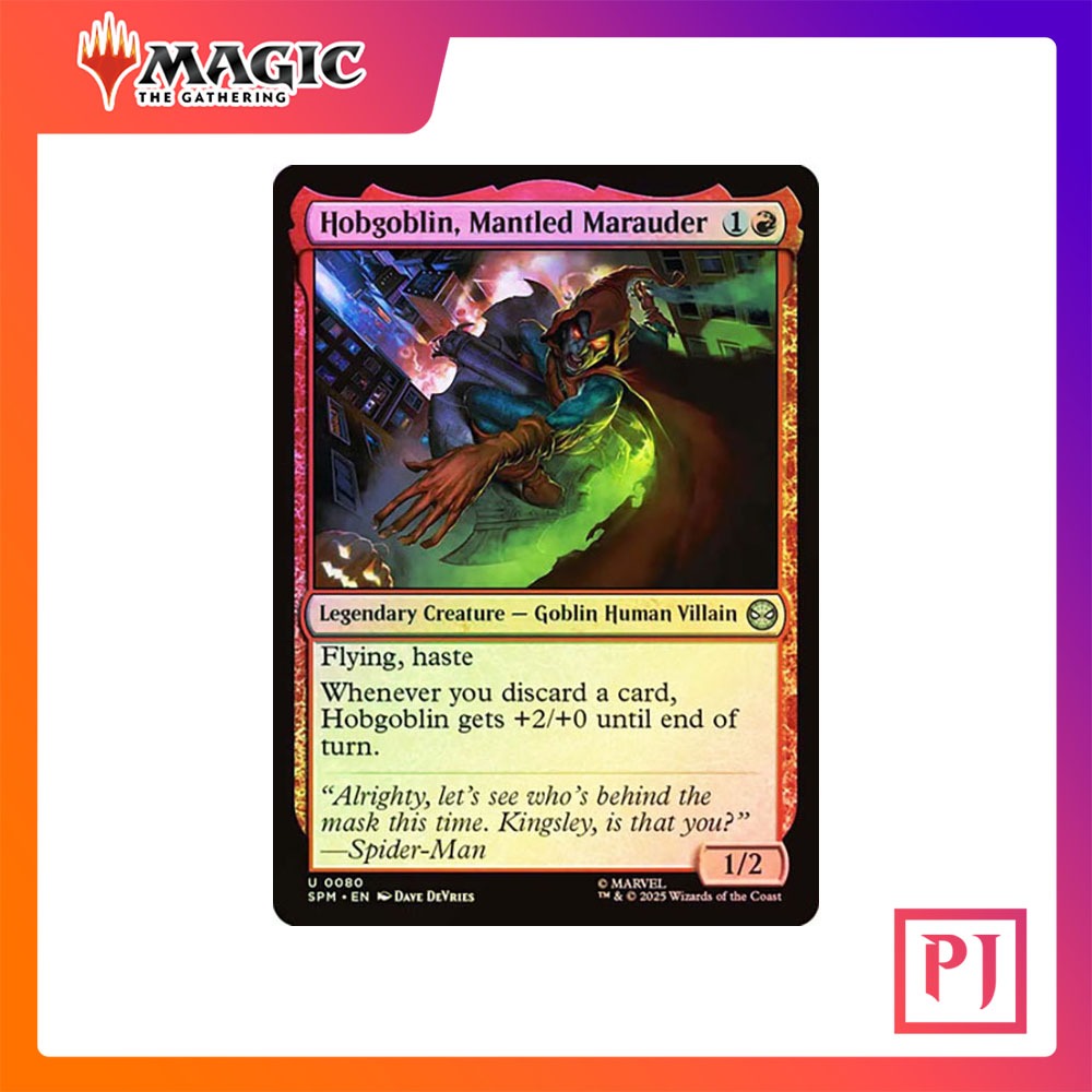 [MTG] Hobgoblin, Mantled Marauder [SPM] [RED] [UNCOM] [FOIL] [ENG] (การ์ดเมจิค / Magic the Gathering)