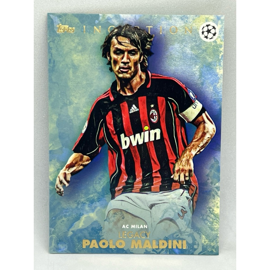 การ์ดฟุตบอล Topps Inception 2021 - 2022 Paolo Maldini Base
