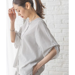 GLOBAL WORK เสื้อเบลาส์ 2WAY ปกปิดรูปร่าง กันแดดได้ดี Easy-c…