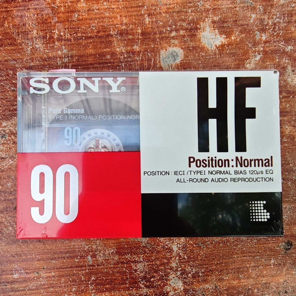 ม้วนเทปเปล่า SONY HF 90 ในซีล