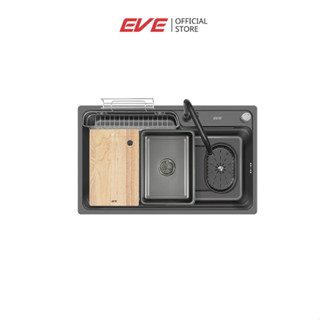 EVE ซิงค์ล้างจานน้ำตกสแตนเลส 1หลุม NAVI 750/480